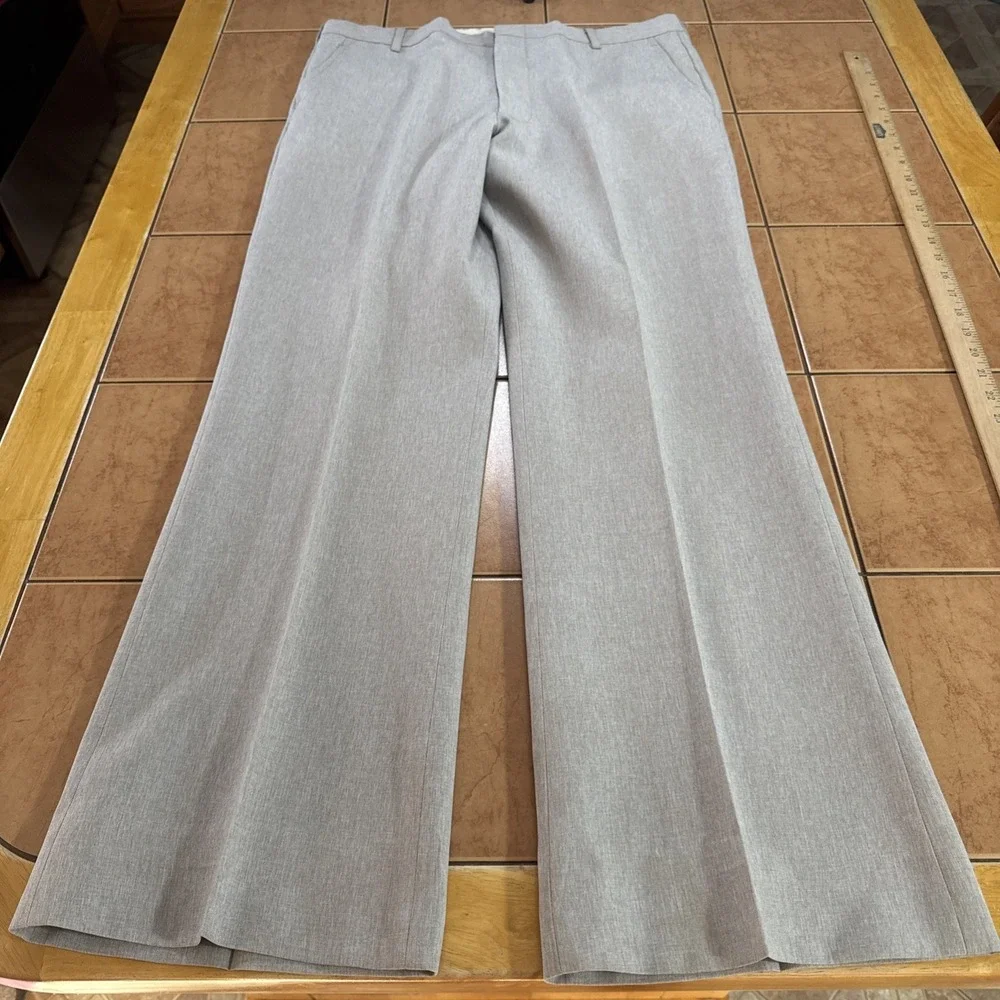 VTG Palm Springs by Palm Beach 2 Pc Gray Suit Jacket 40R Pants 34 x 31 Union USA